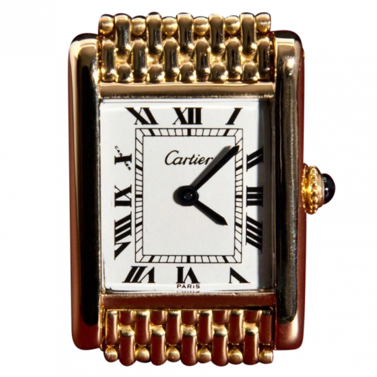 Cartier Louis Cartier Grain De Riz Mesh Tank Mechanical Unisex