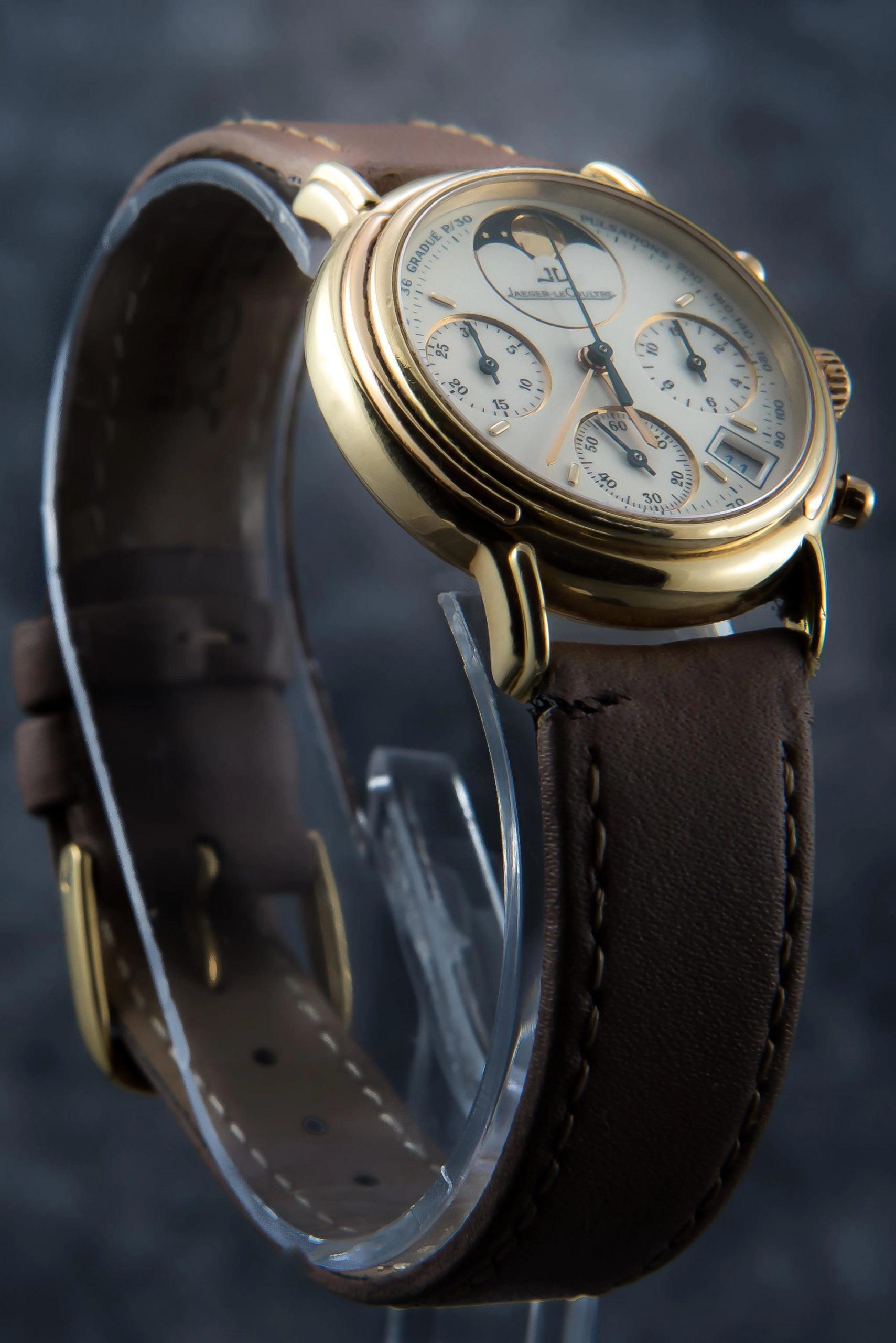 Jaeger LeCoultre Odysseus 165.7.3 Moonphase 18K Yellow Gold