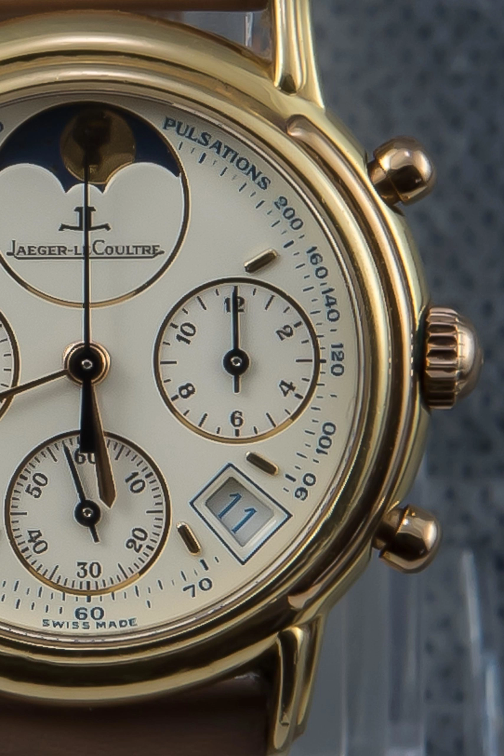 Jaeger LeCoultre Odysseus 165.7.3 Moonphase 18K Yellow Gold