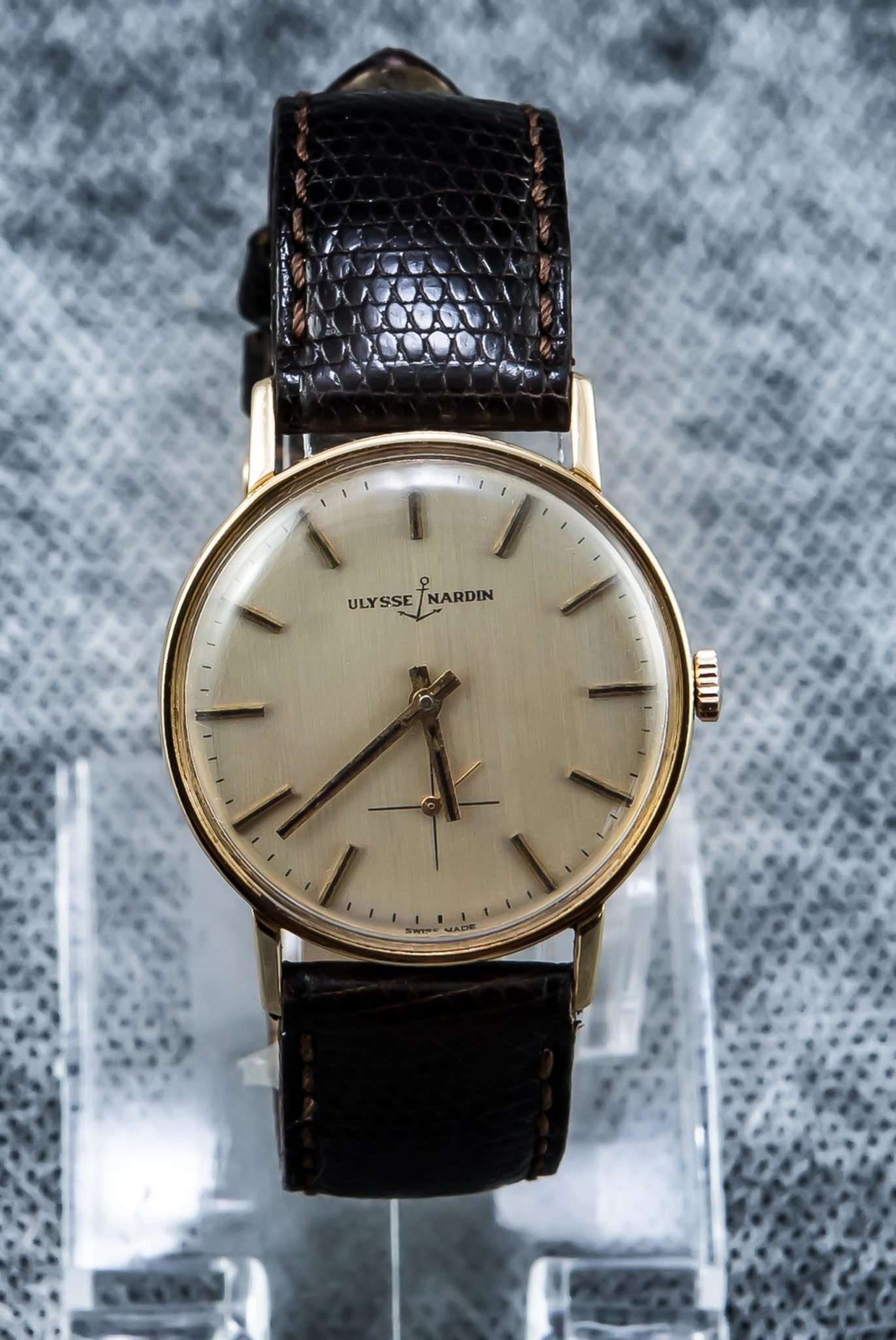 Ulysse Nardin Vintage 18K Yellow Gold Dress Watch | Pawn Deluxe