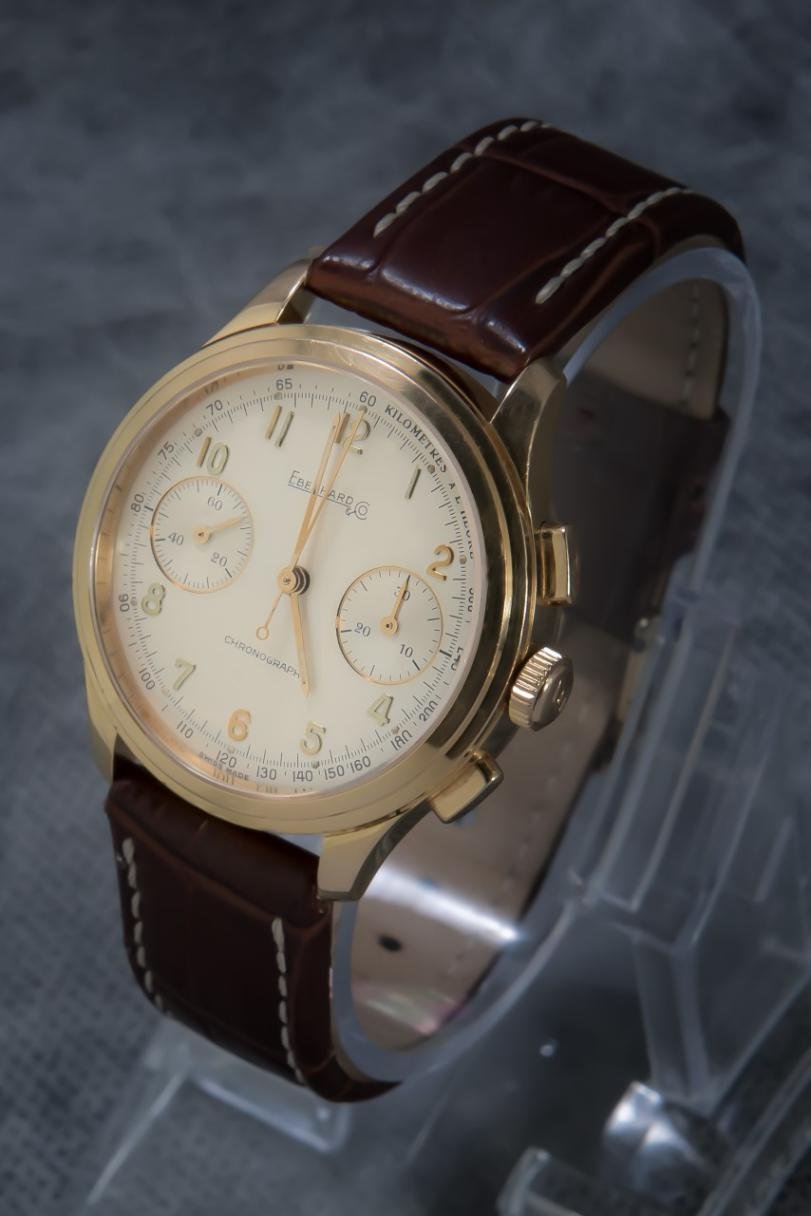 Eberhard & Co. Old-flyer 30046 Chronograph 18K Solid Yellow Gold - 7734 ...