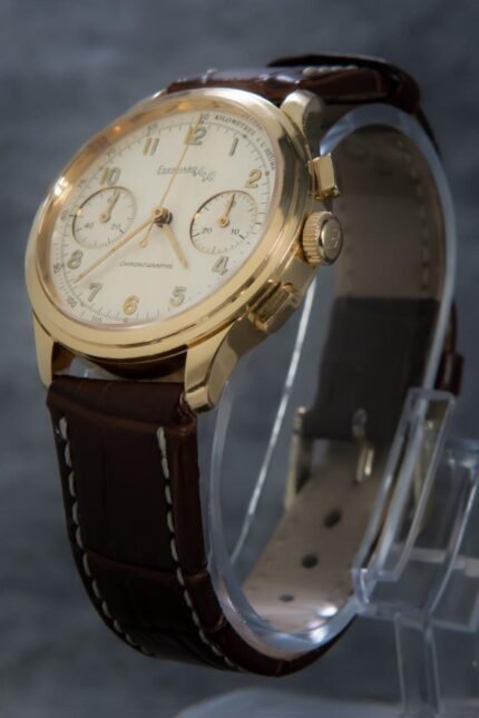 Eberhard & Co. Old-flyer 30046 Chronograph 18K Solid Yellow Gold - 7734 ...