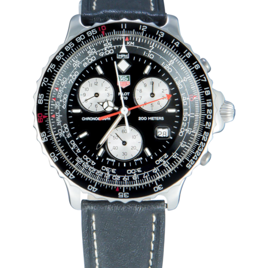 TAG Heuer Pilot Chronograph Date Tachometer – 530.806
