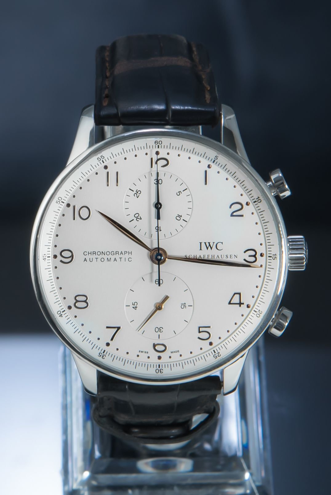IWC Portugieser 41 Chronograph Auto TOP Condition - 371445 - Pawndeluxe ...