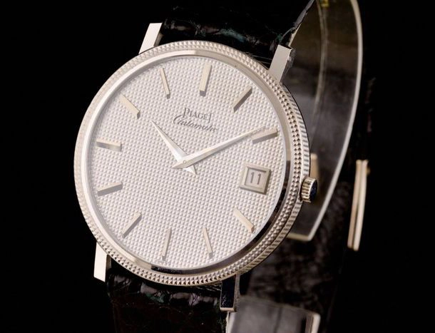 Piaget Classic 18K White Gold Micro Automatic Movement 34mm Boxed