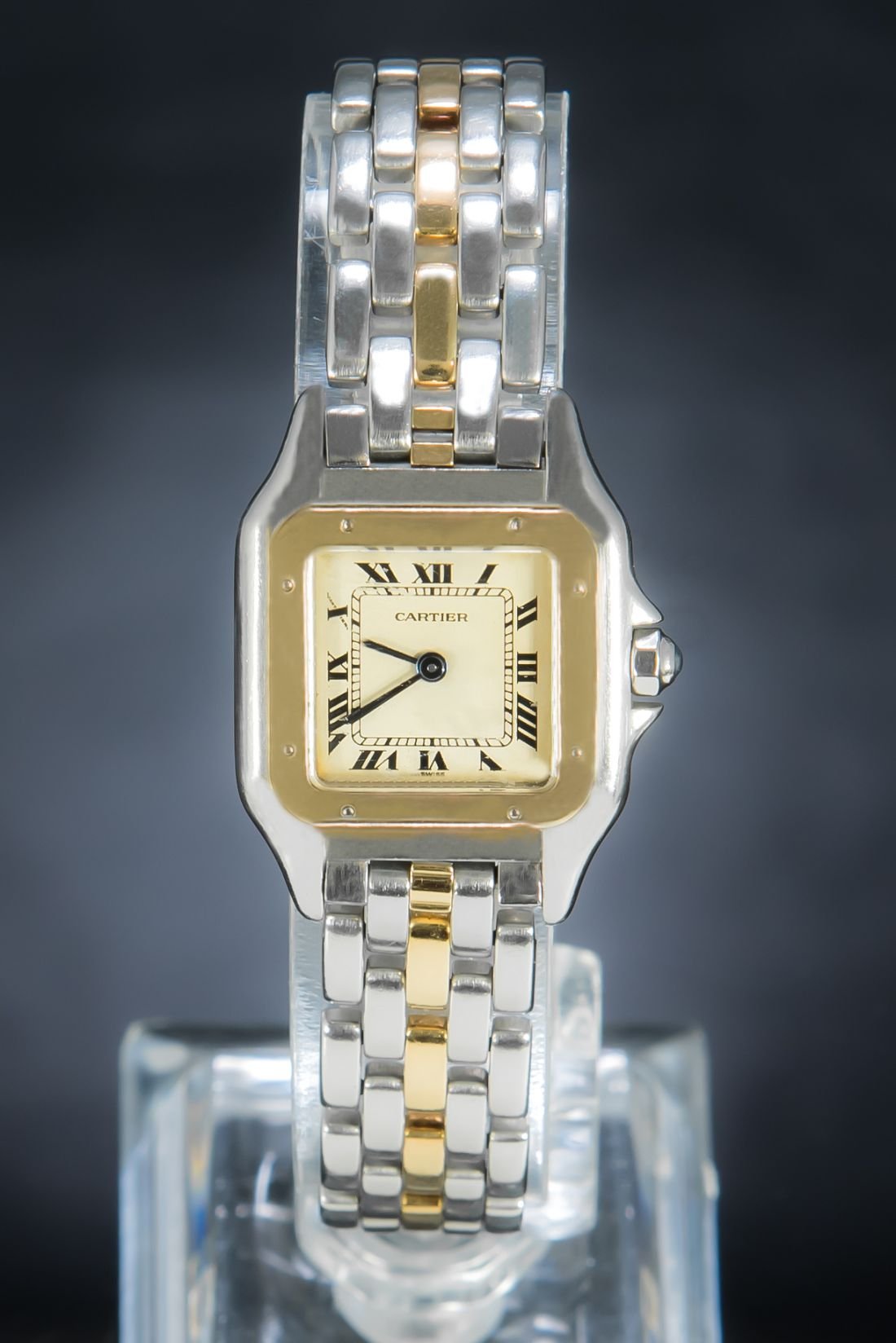 Cartier Santos Classic 18K Gold & Steel - Lady's Watch - Pawndeluxe ...