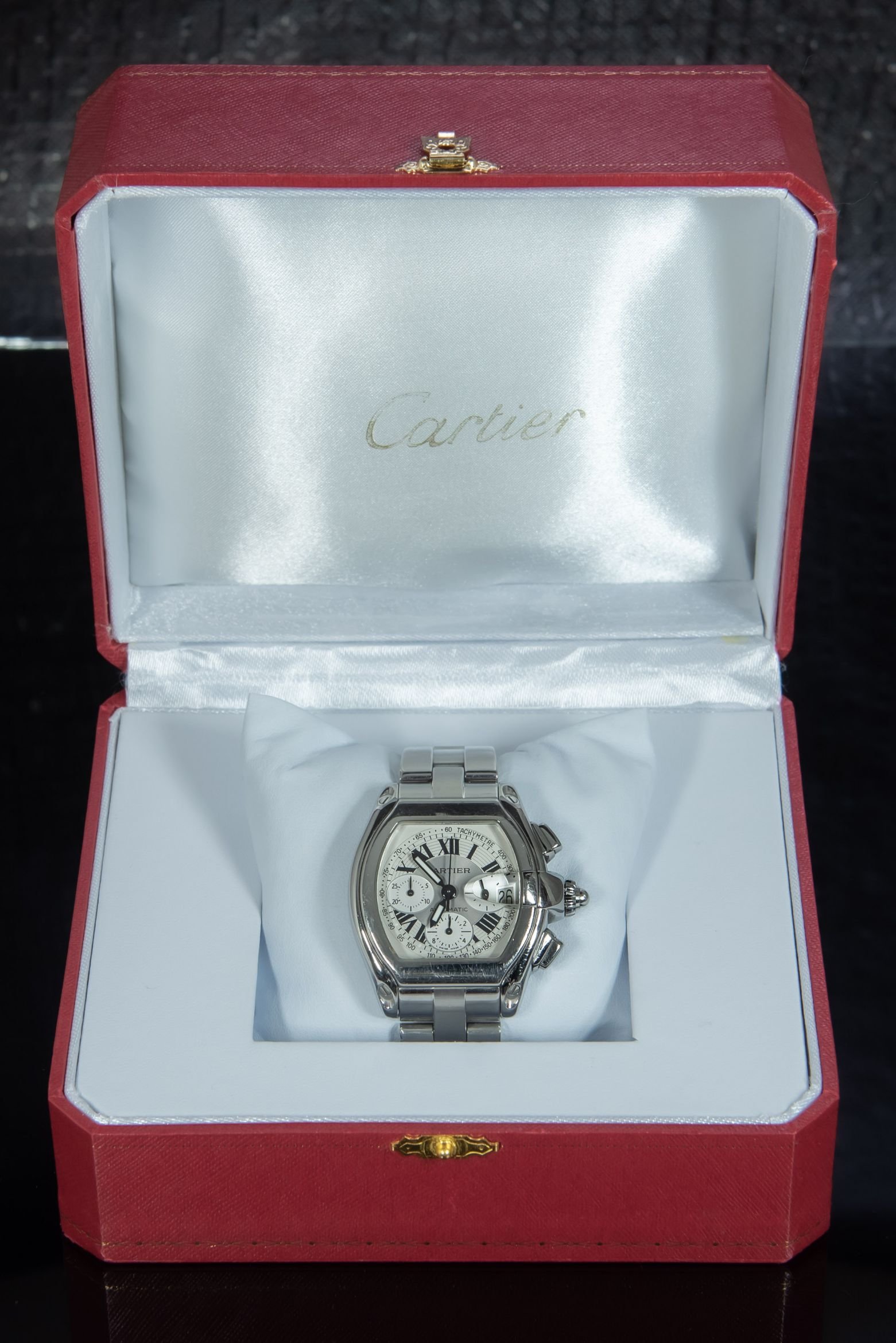 Cartier Roadster W62019X6 Chronograph - Pawndeluxe