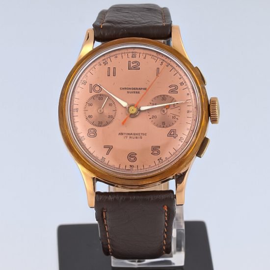 Chronographe Suisse Cie Grande Double Counter Chronograph - 18K Rose Gold