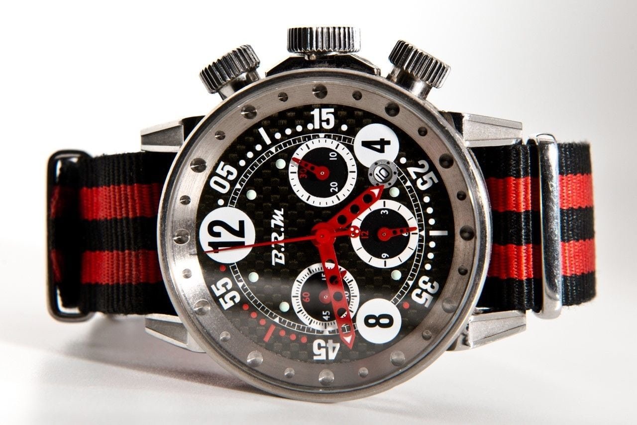 B.R.M V12 44 Red Ø 44.00 Mm Automatic Chronograph Ref. V12-44-GTB Men's ...