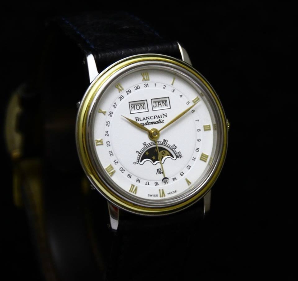 Blancpain Villeret Triple Date Moonphase bicolor Gold SS with