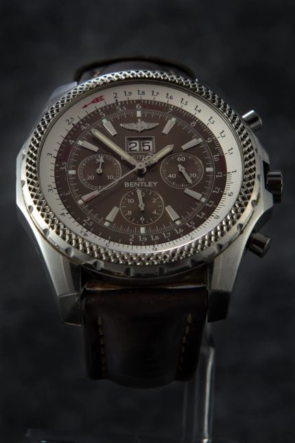 Breitling Bentley 6.75 A44362 Top Model 49mm Chocolate Dial Very Rare ...