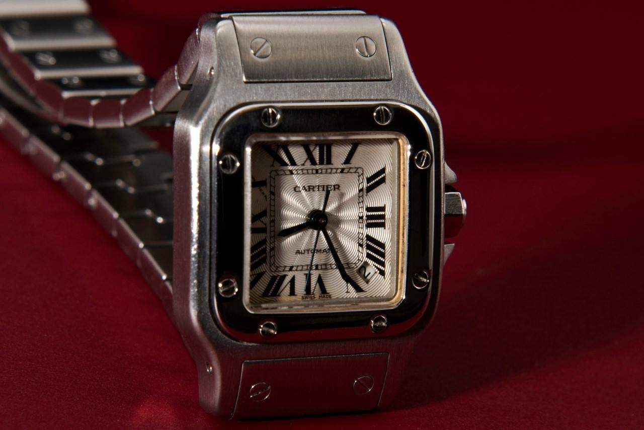 Cartier Santos Galbée Automatic Ref. 2423 - Pawndeluxe Exclusieve ...