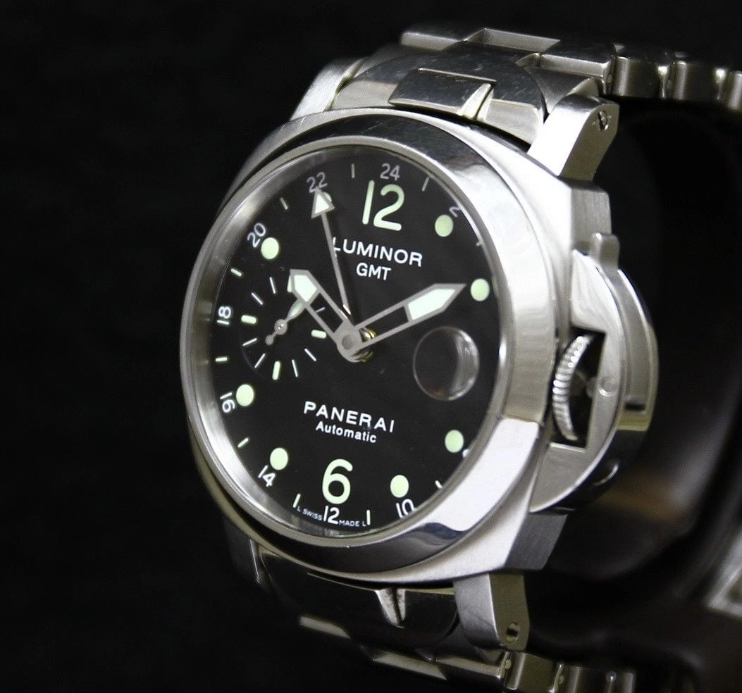 Panerai Luminor GMT Automatic Date Ref PAM 160 Pawndeluxe